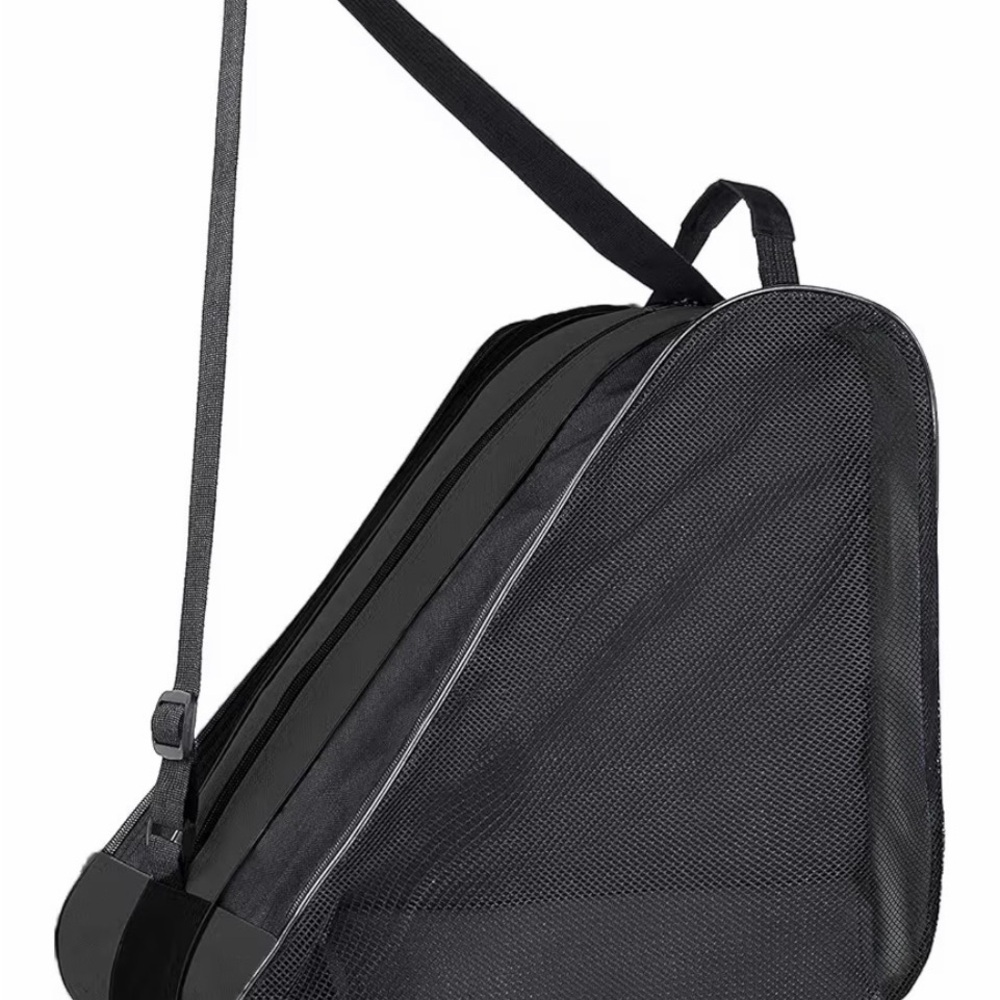 Black Mesh Skate Bag with lace hook